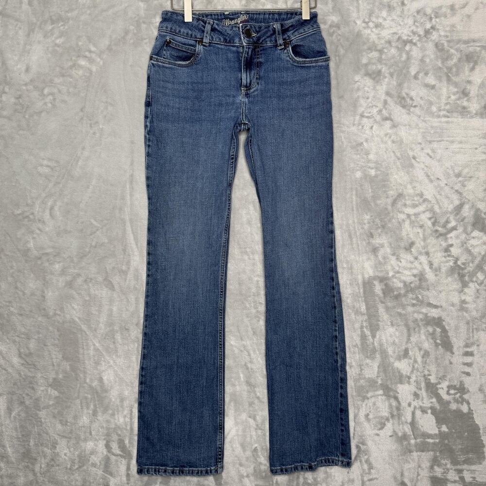 Wrangler Jeans Womens 3*34 Blue Mid Rise Bootcut Leg Stretch Denim 5-Pocket